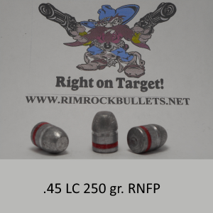 CB .45 LC 250 gr. RNFP per 500