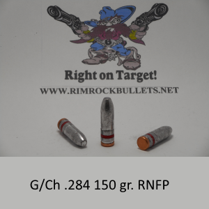 g/ch .284-7MM 150 gr. RNFP per 100