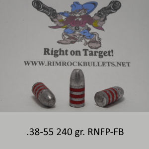 CB .38-55 240 gr. RNFP-3LG FB per 100 in a plstic ammo box