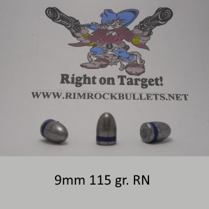 9mm RN 115 gr. per 500