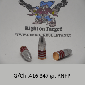 g/ch .416 rifle 347 gr. RNFP per 50 in a plastic ammo box