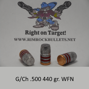 g/ch .500 S&W 440 gr. LBT-WFN per 100 in a plastic ammo box