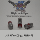 CB .45 rifle 405 gr. RNFP-3LG FB per 250