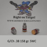 g/ch .38/.357 158 gr. SWC per 100/ in a plastic ammo box